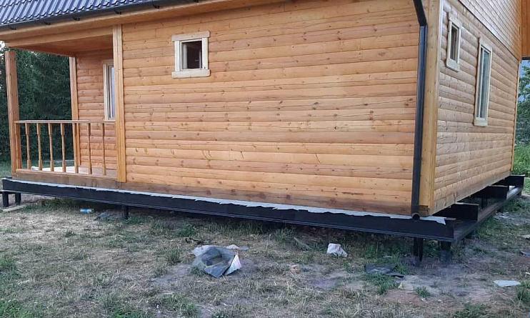 Ремонт фундамента винтовыми сваями Ремонт фундамента винтовыми сваями